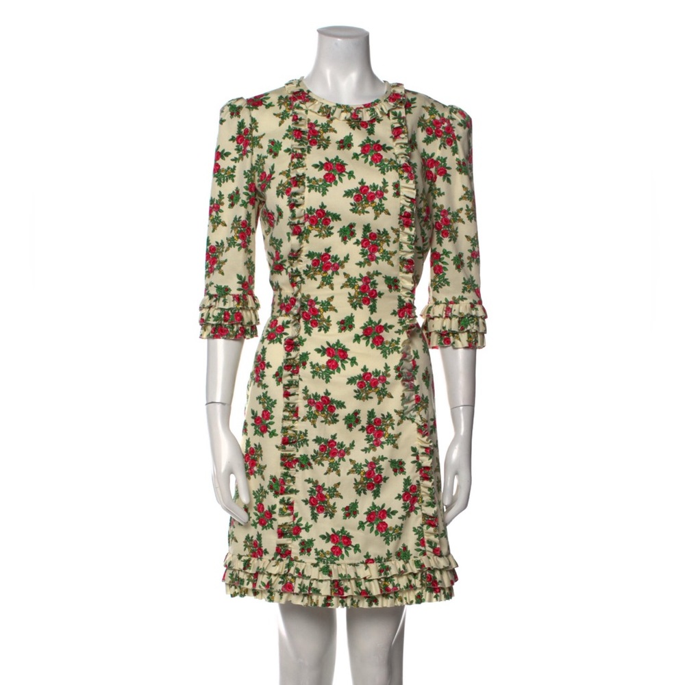 The Vampire’s Wife floral print mini dress